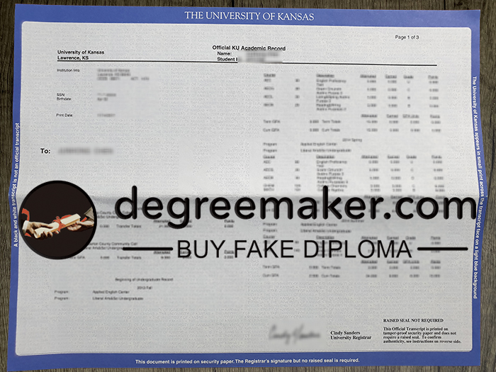 Buy University of Kansas transcript, buy University of Kansas degree, buy fake diploma, buy fake degree online.