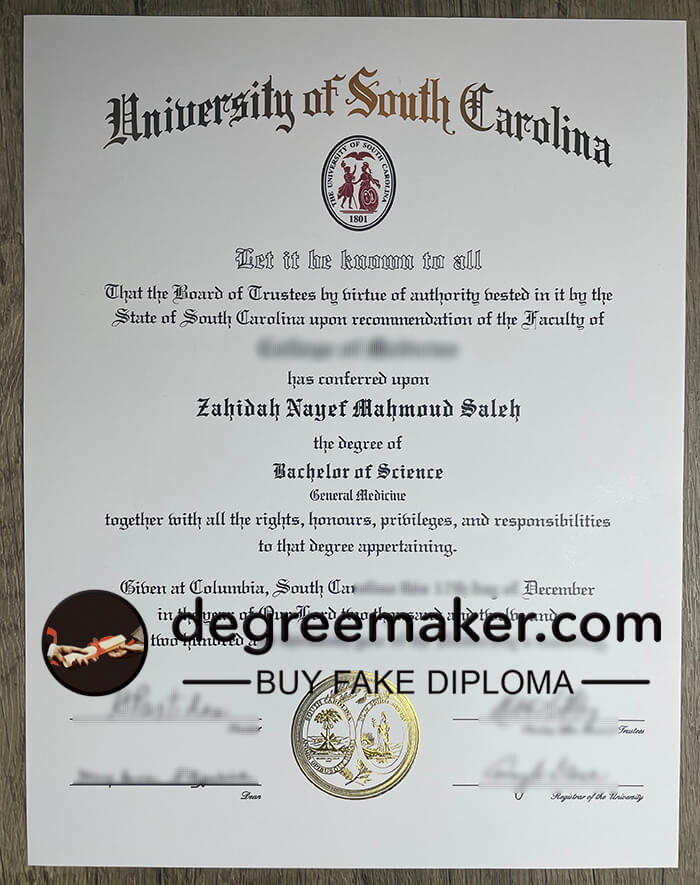Buy University of South Carolina diploma, buy USC degree, buy USC diploma. order USC fake diploma.
