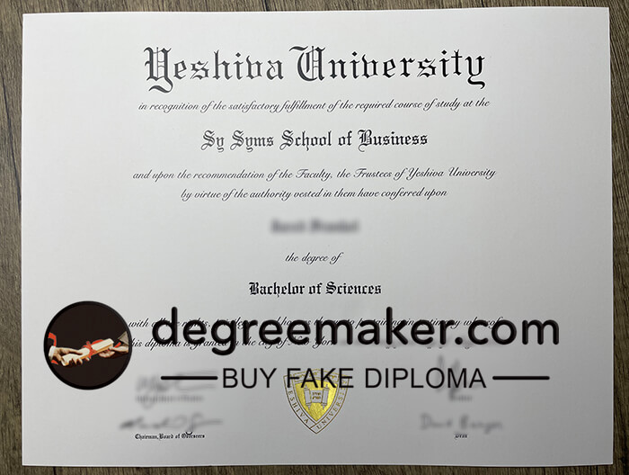 Buy Yeshiva University diploma, buy Yeshiva University degree online.