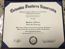 Fake Columbia Southern University diplomas for Sale.