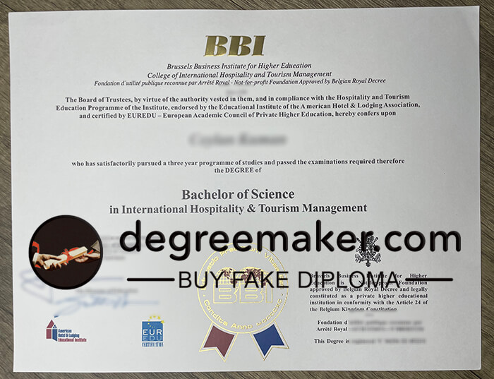 Brussels Business Institute diploma, buy Brussels Business Institute fake degree, buy BBI diploma online.