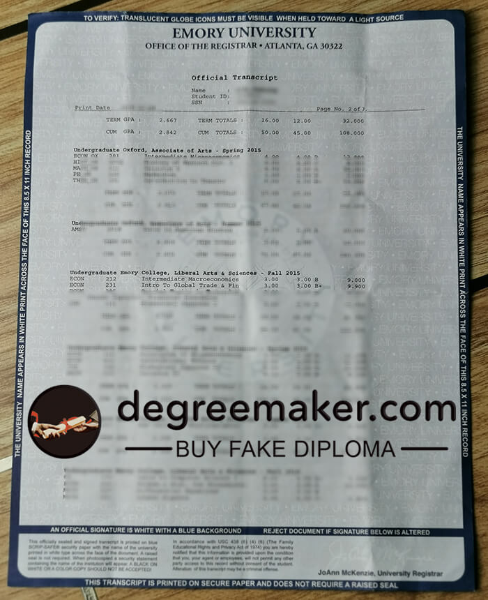 Emory University diploma, Emory University degree, buy Emory University fake transcript.