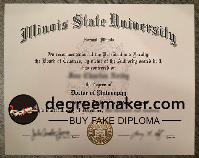 Illinois State University diploma, buy ISU fake diploma, buy ISU fake certificate.
