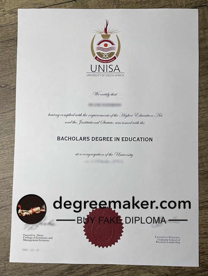 Buy UNISA diploma, buy UNISA degree, buy fake UNISA diploma online.