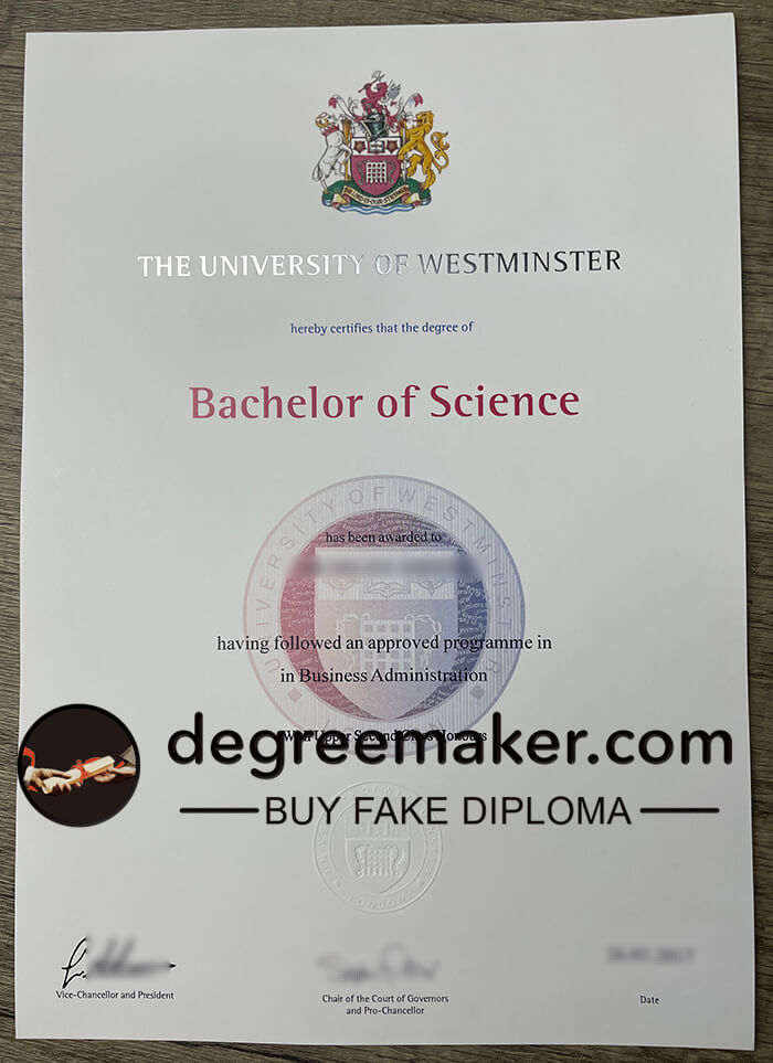 Buy University of Westminster diploma, buy University of Westminster degree, buy fake diploma online.