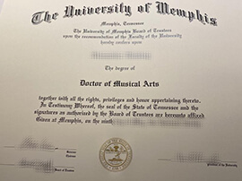 How to Order University of Memphis Fake Diploma?