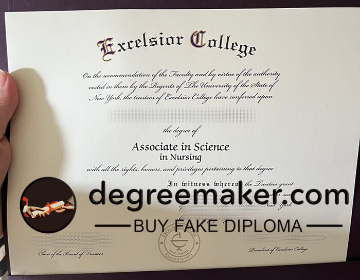 Buy Excelsior College diploma, buy Excelsior College degree, buy fake diploma online.