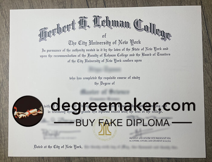 Lehman College diploma, buy Lehman College degree, where to buy Lehman College fake diploma?