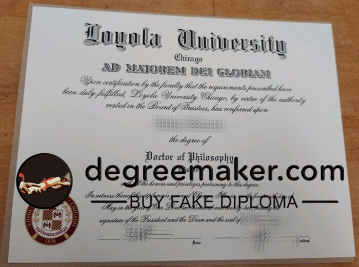 where to buy Loyola University Chicago diploma? buy LUC degree online, how can I order LUC fake diploma.