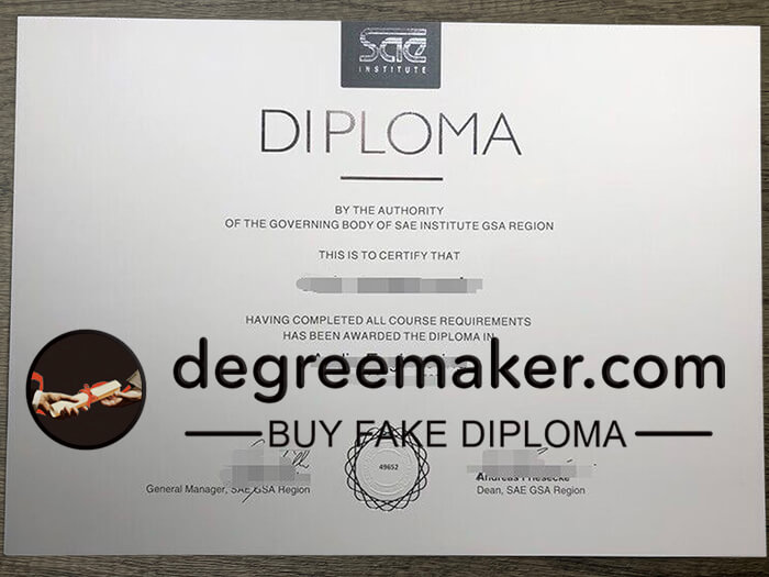 SAE Institute certificate, buy SAE Institute fake diploma, buy diploma online.