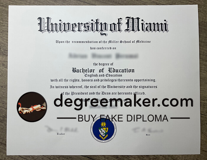 Buy University of Miami diploma, buy University of Miami degree, buy fake diploma in USA.