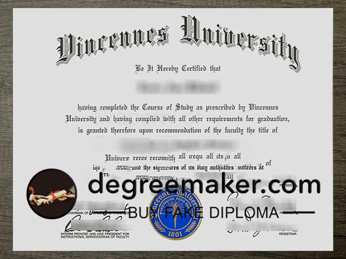 Where to buy Vincennes University diploma? buy Vincennes University degree online.