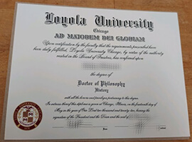Loyola University Chicago Fake Diplomas Are Offered Here.