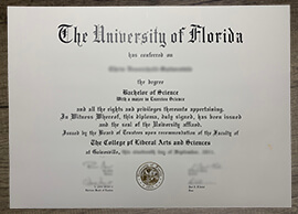 Buy fake University of Florida diplomas at affordable prices