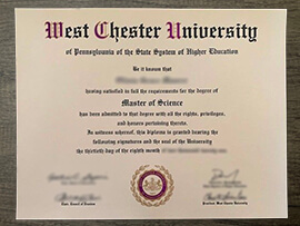 How to order fake West Chester University Diploma?