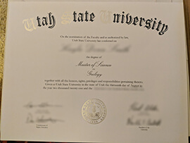 USU Diploma, Buy Utah State University fake degree.
