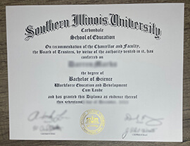 Buy Southern Illinois University diploma, buy fake degree.