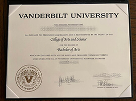 Order Vanderbilt University Latest Version Diploma Certificate.