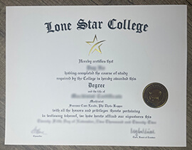 Are you looking for Lone Star College fake diploma？