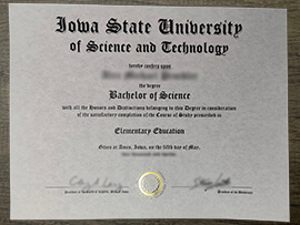 How can I order a Iowa State University (ISU) fake diploma?