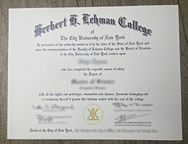 How to Order Lehman College Fake Diploma?