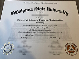 We provide Oklahoma State University fake diplomas.
