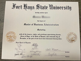 Buy FHSU Degree Certificate From www.degreemaker.com