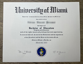 Do you know Where to Buy University of Miami diploma?