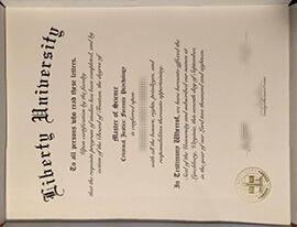 Here you can get Liberty University Diploma.
