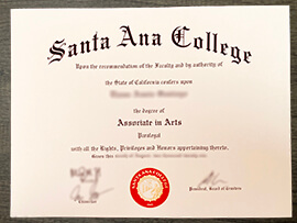 Where can I order a Santa Ana College fake diploma?