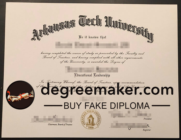 buy fake Arkansas Tech University degree
