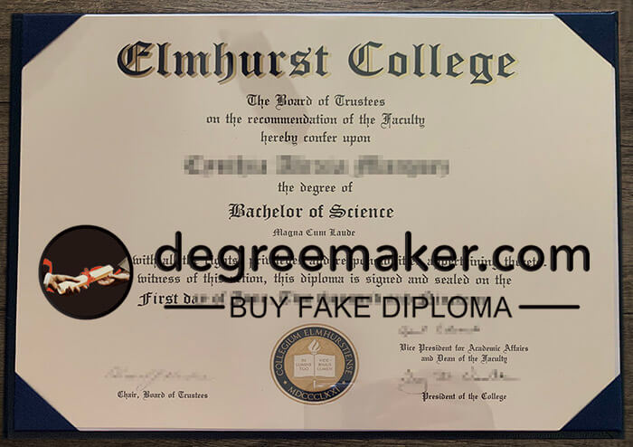 buy fake Elmhurst College degree