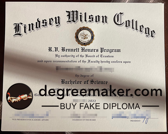 buy Lindsey Wilson College diploma