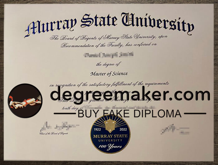 buy fake Murray State University degree