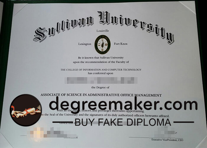 buy fake Sullivan University degree