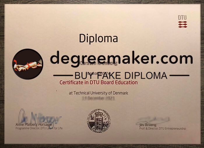 buy fake Technical University of Denmark degree
