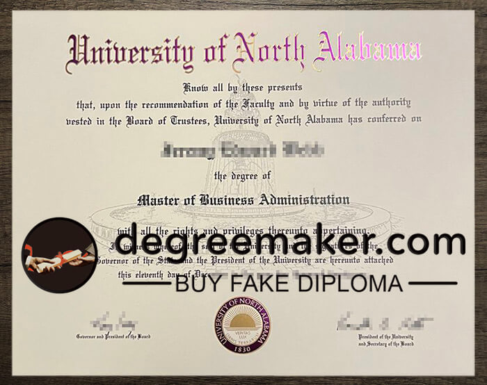 buy fake University of North Alabama degree