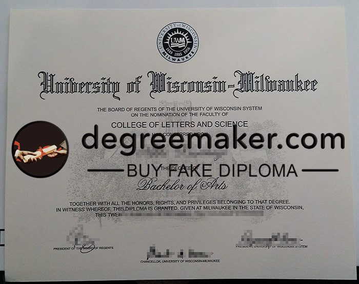 buy fake University of Wisconsin Milwaukee degree