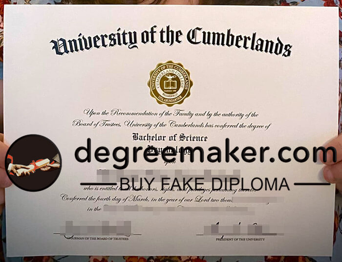 buy fake University of the Cumberlands degree