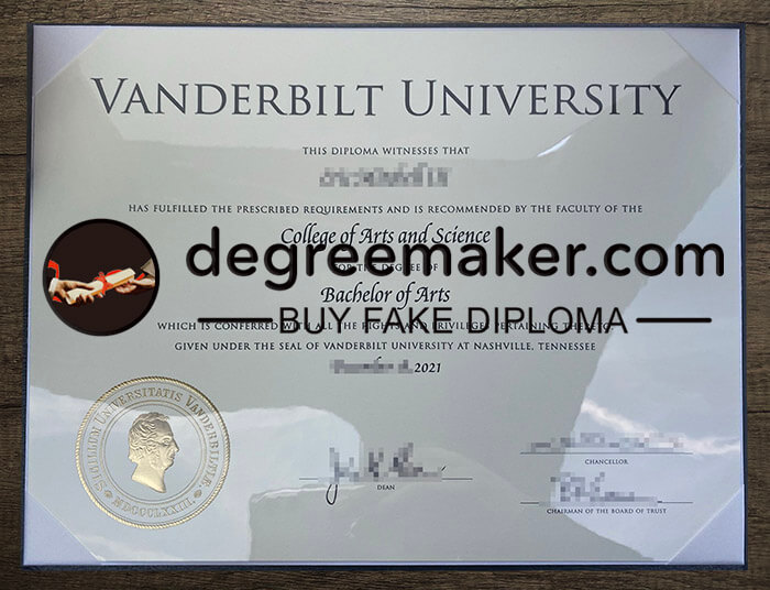 buy fake Vanderbilt University degree