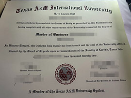 Where to get a Texas A&M International University diploma?