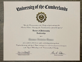 How to order fake University of the Cumberlands diploma?