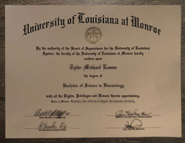 Where to obtain University of Louisiana at Monroe diploma?