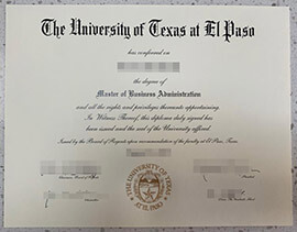 Can I buy fake University of Texas at El Paso (UTEP) degree?