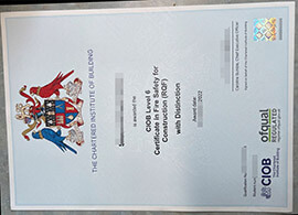How easy to get the CIOB Level 6 fake certificate?