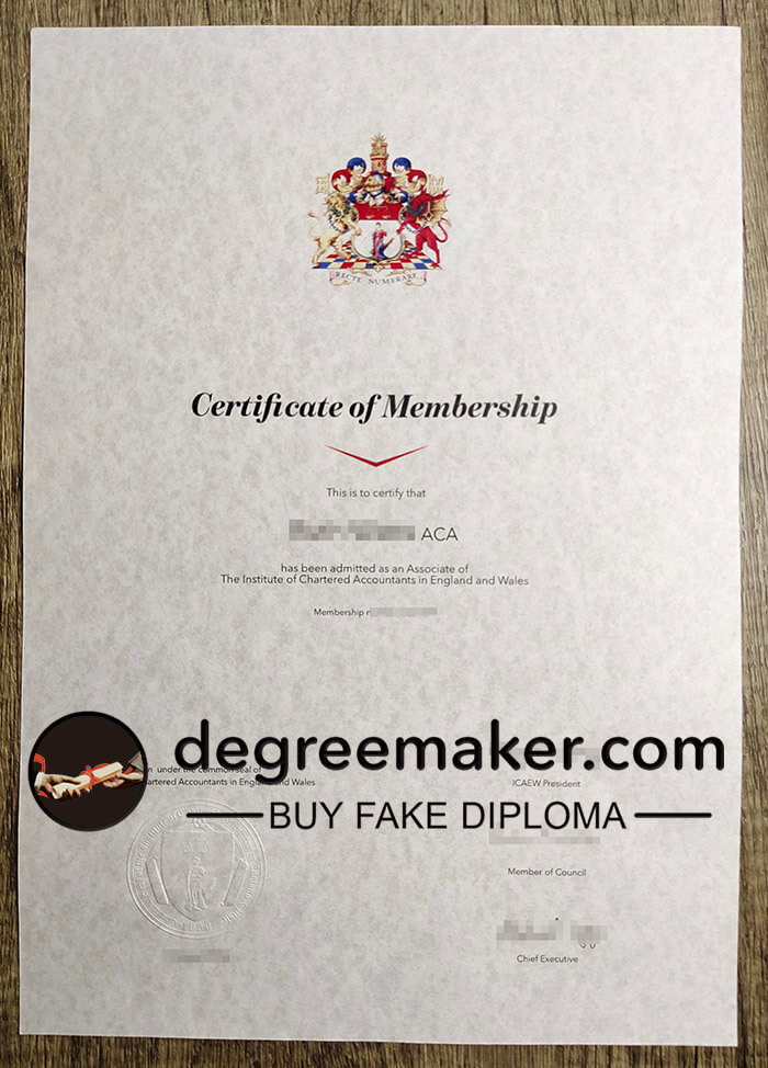 buy fake ACA certificate online