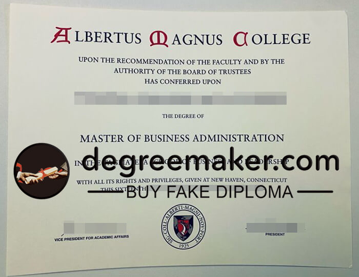 buy fake Albertus Magnus College degree