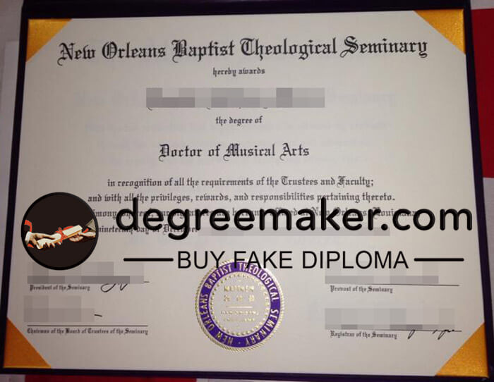 buy fake New Orleans Baptist Theological Seminary degree