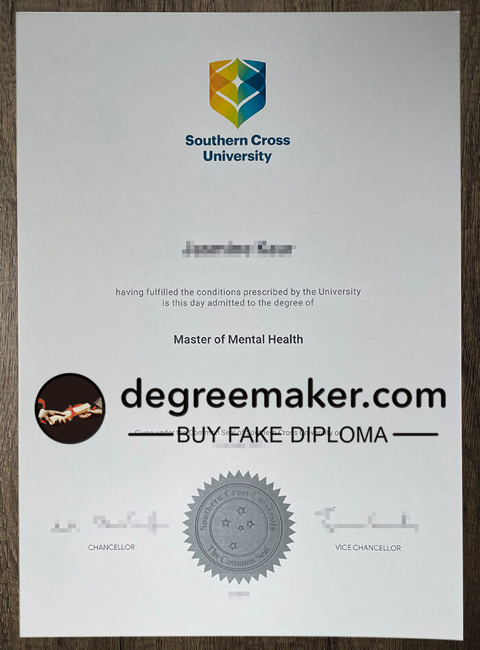 buy fake Southern Cross University degree