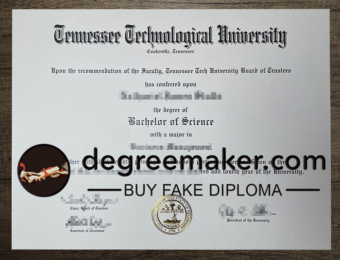 buy fake Tennessee Technological University degree